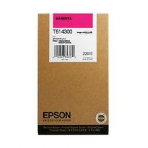 CARTUCCIA EPSON T6143 C13T614300 MAGENTA ORIGINALE 220ML